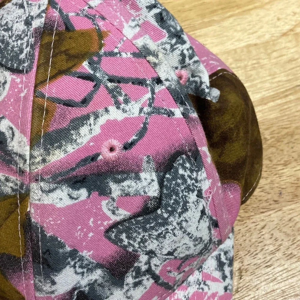 Camouflage‎ Baseball Hat Womens Adjustable Pink Brown Strapback Cap